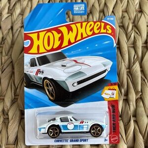 Corvette Grand Sport Race Car Hot Wheels White Racer Hotwheels Racing 2026 New